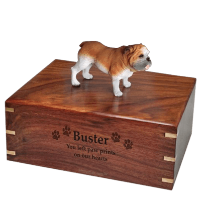 Standing Bulldog X-Large Doggy Urn